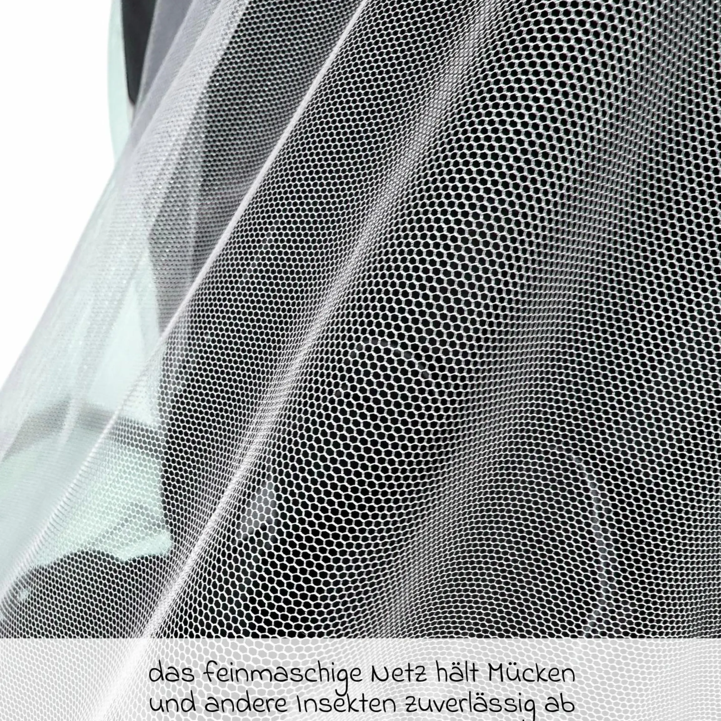 Universal Insektenschutz / Mückennetz für Kombi-Kinderwagen & Buggy - Dark Grey - Kollektion 2025