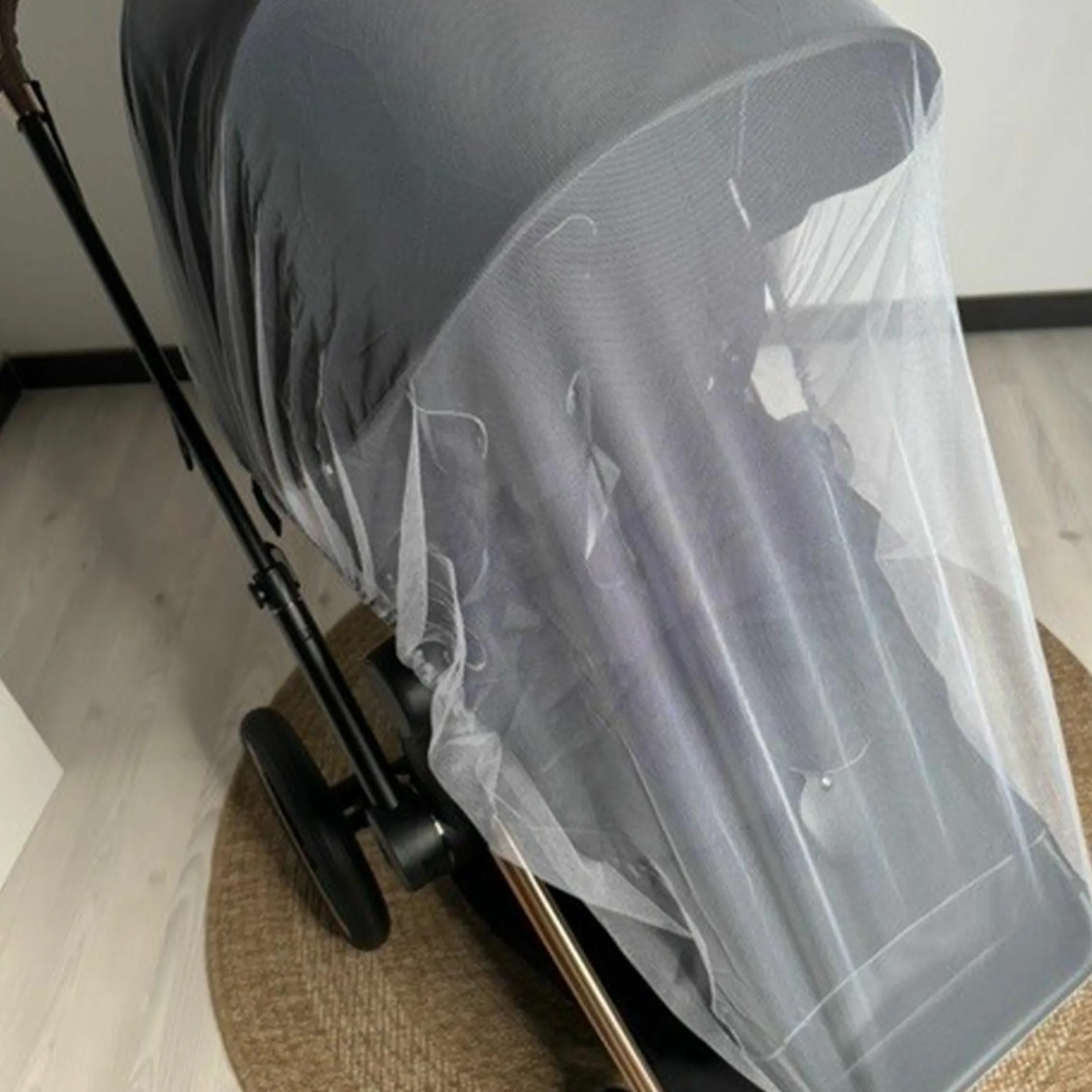 Universal Insektenschutz / Mückennetz für Kombi-Kinderwagen & Buggy - Dark Grey - Kollektion 2025