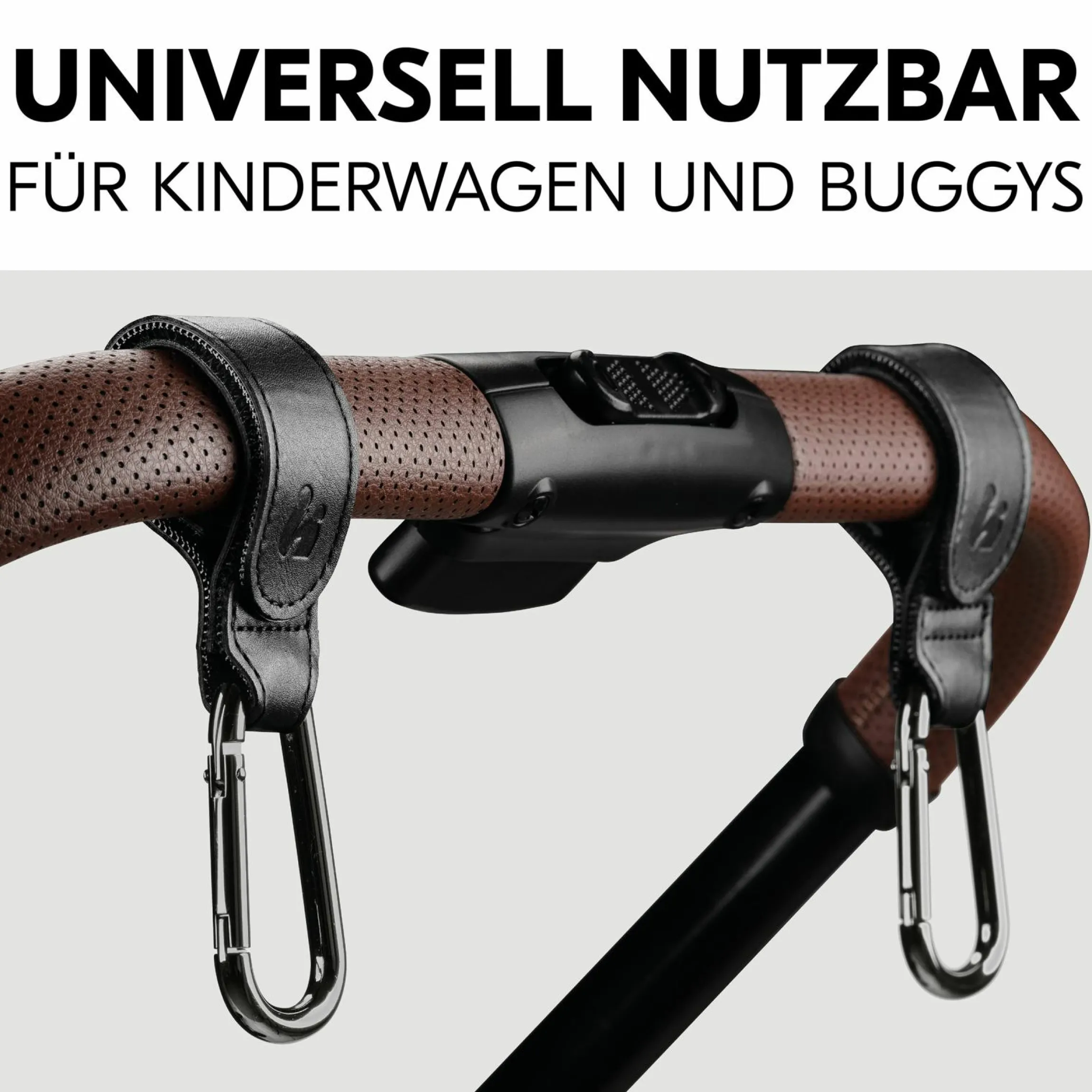 Universal Kinderwagen Haken für Tragetaschen / Wickeltaschen - Black