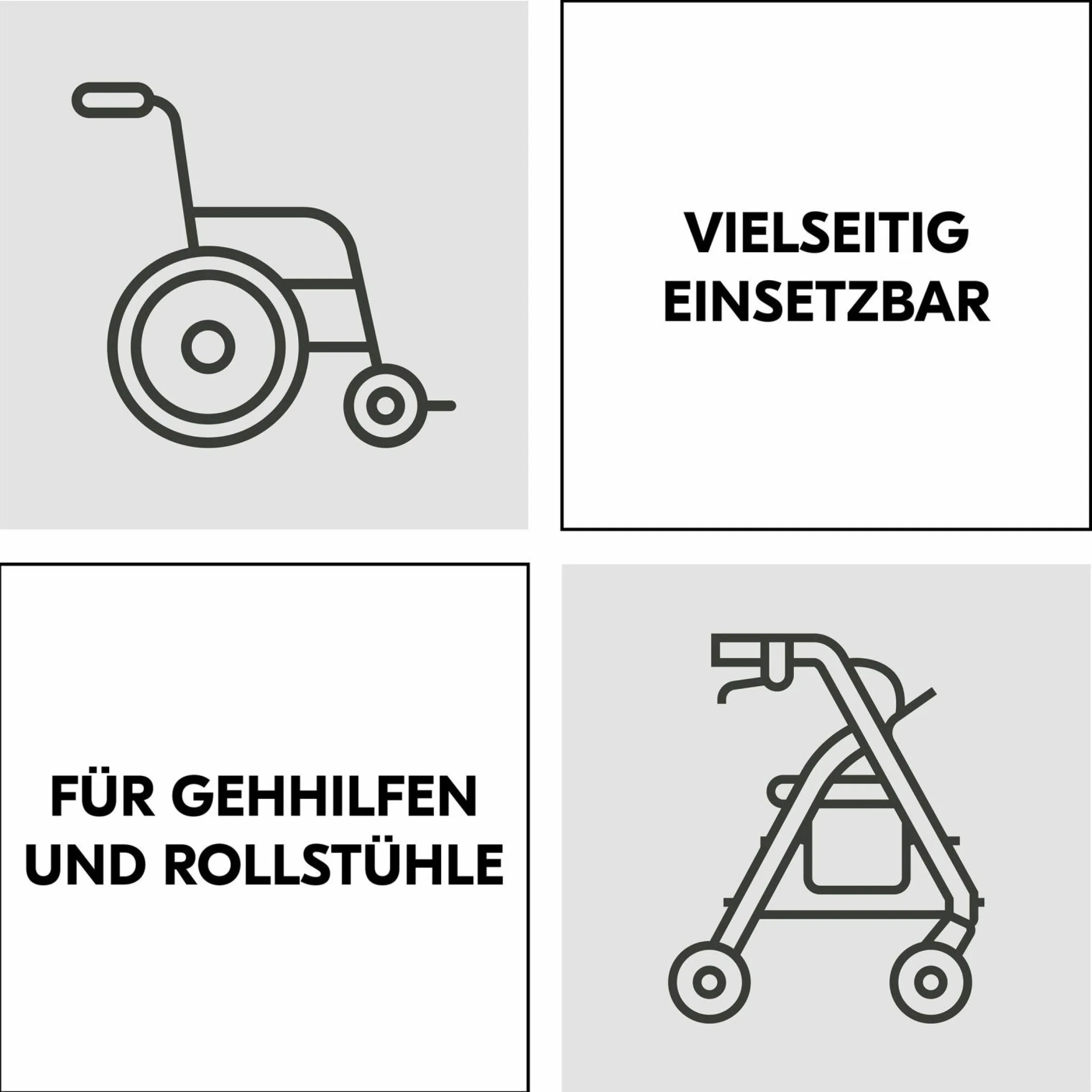 Universal Kinderwagen Haken für Tragetaschen / Wickeltaschen - Black