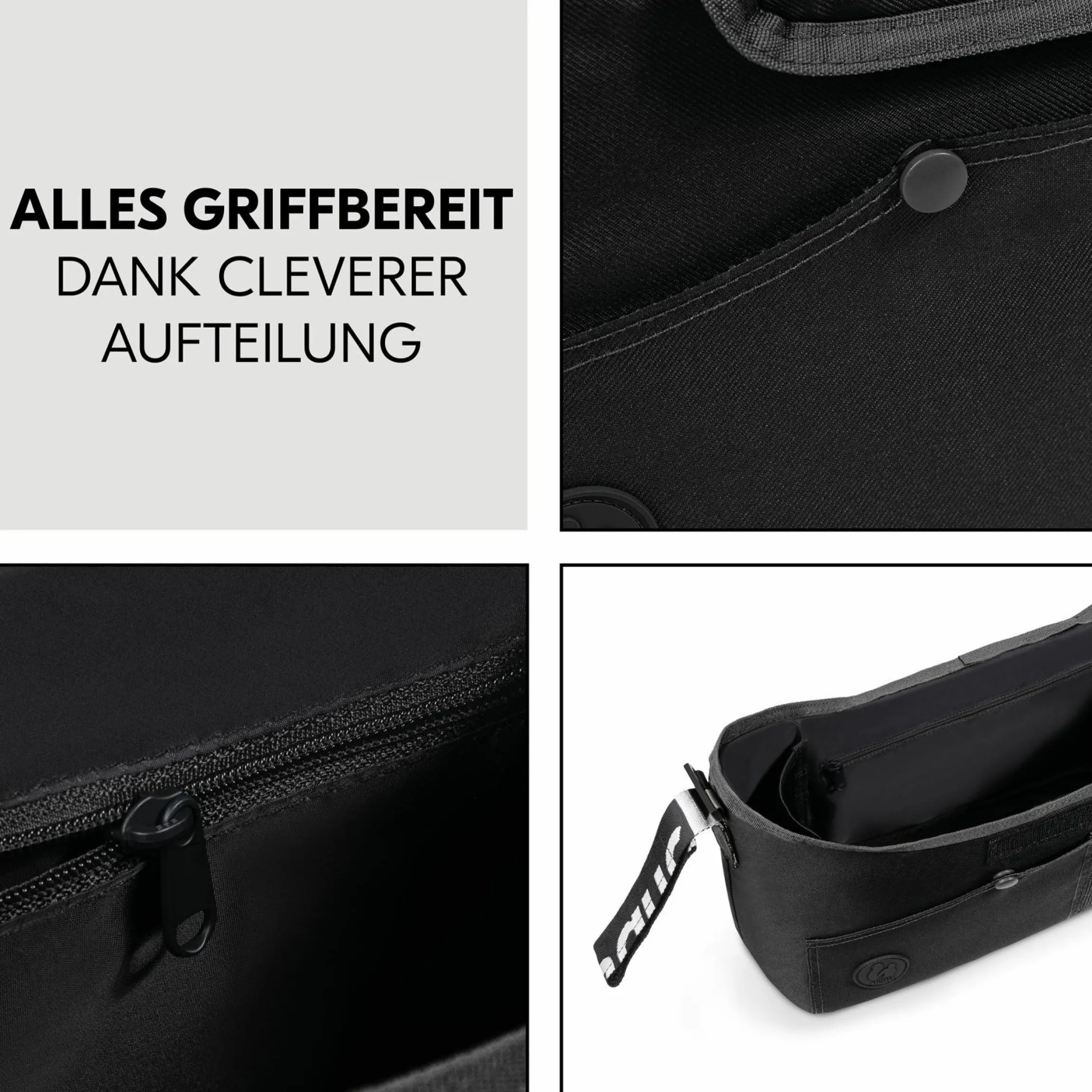Universal Kinderwagen Organizer - Black