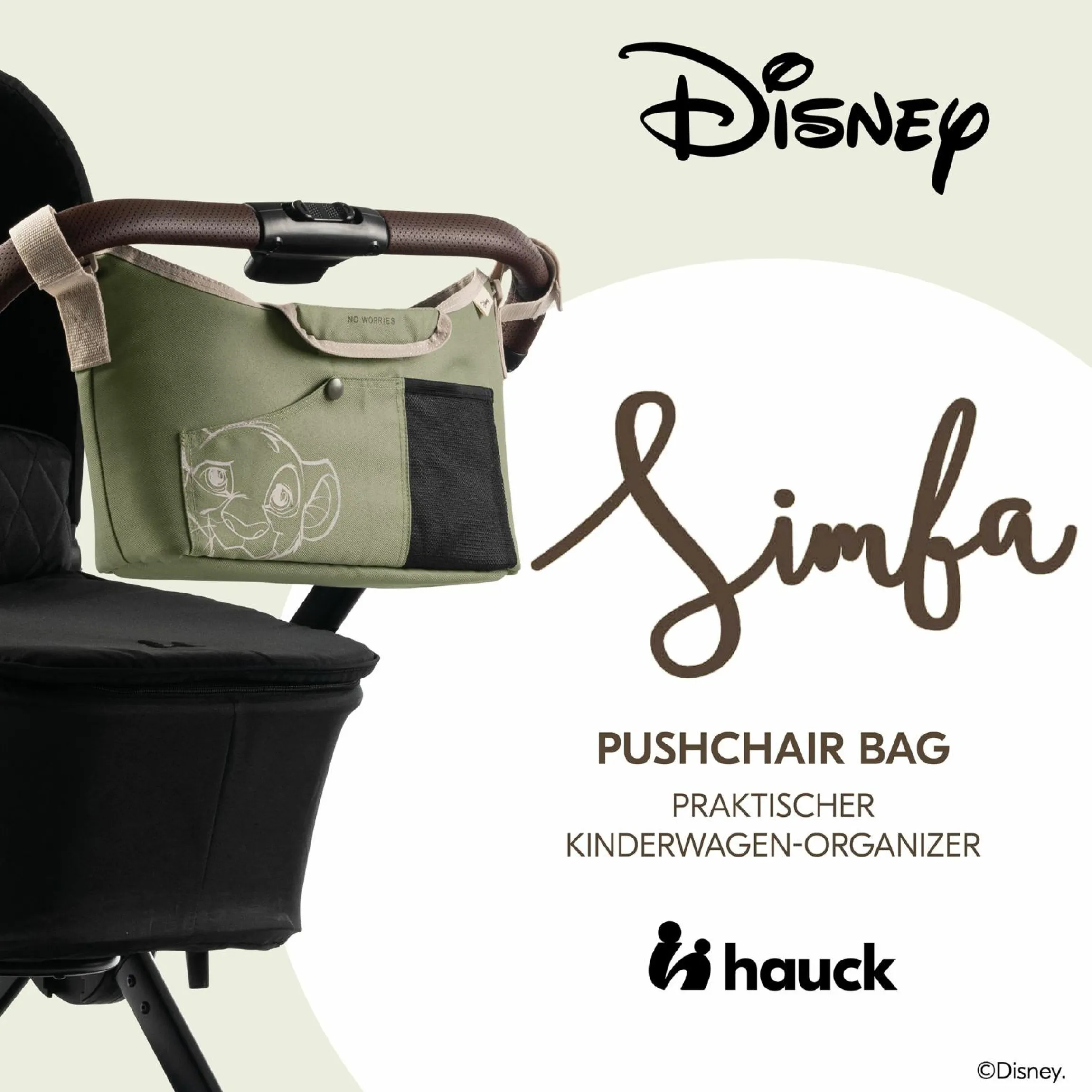 Universal Kinderwagen Organizer - Disney Simba Olive
