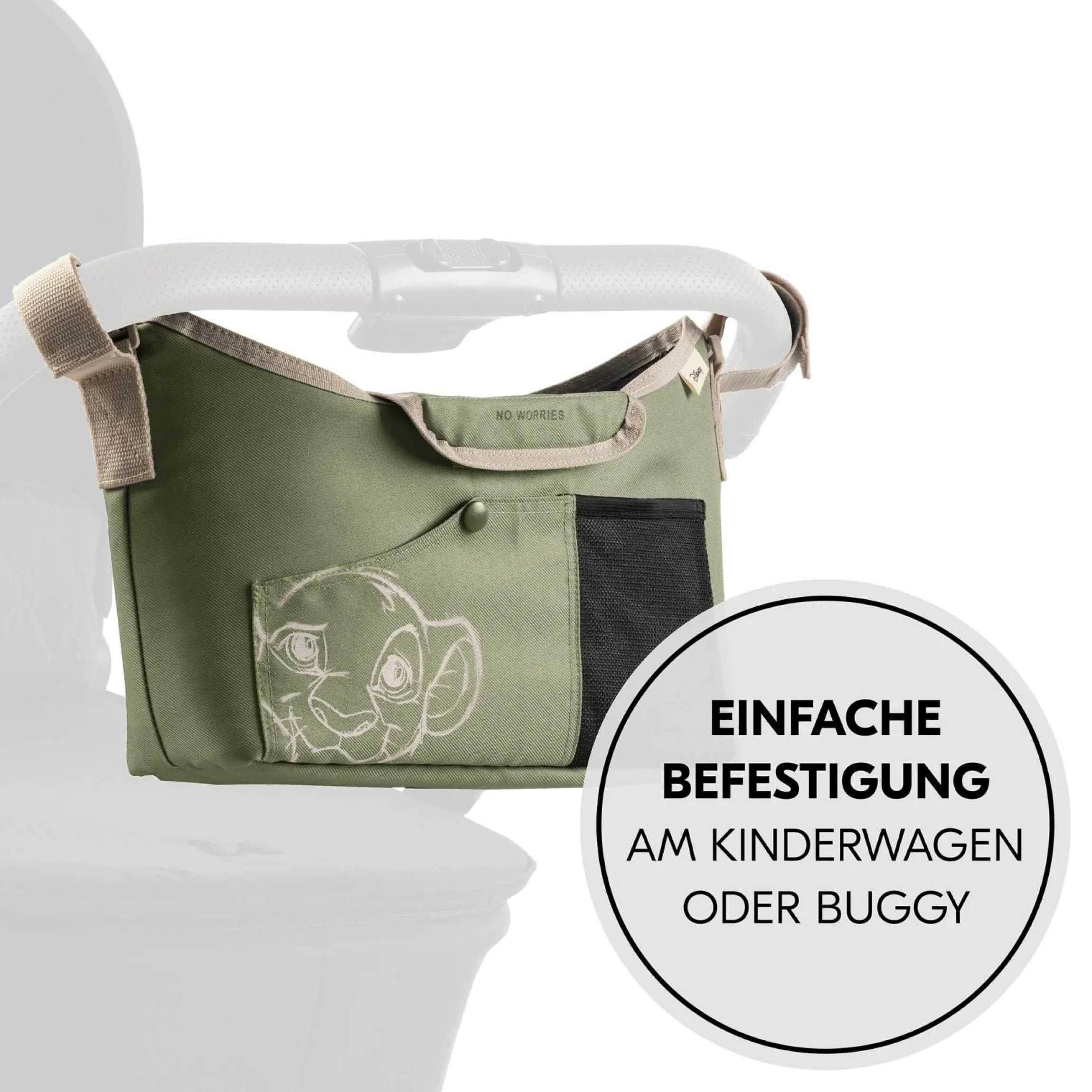 Universal Kinderwagen Organizer - Disney Simba Olive
