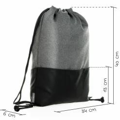Universal Kinderwagen Tasche mit Staufächern und Rucksackfunktion - Grau Melange