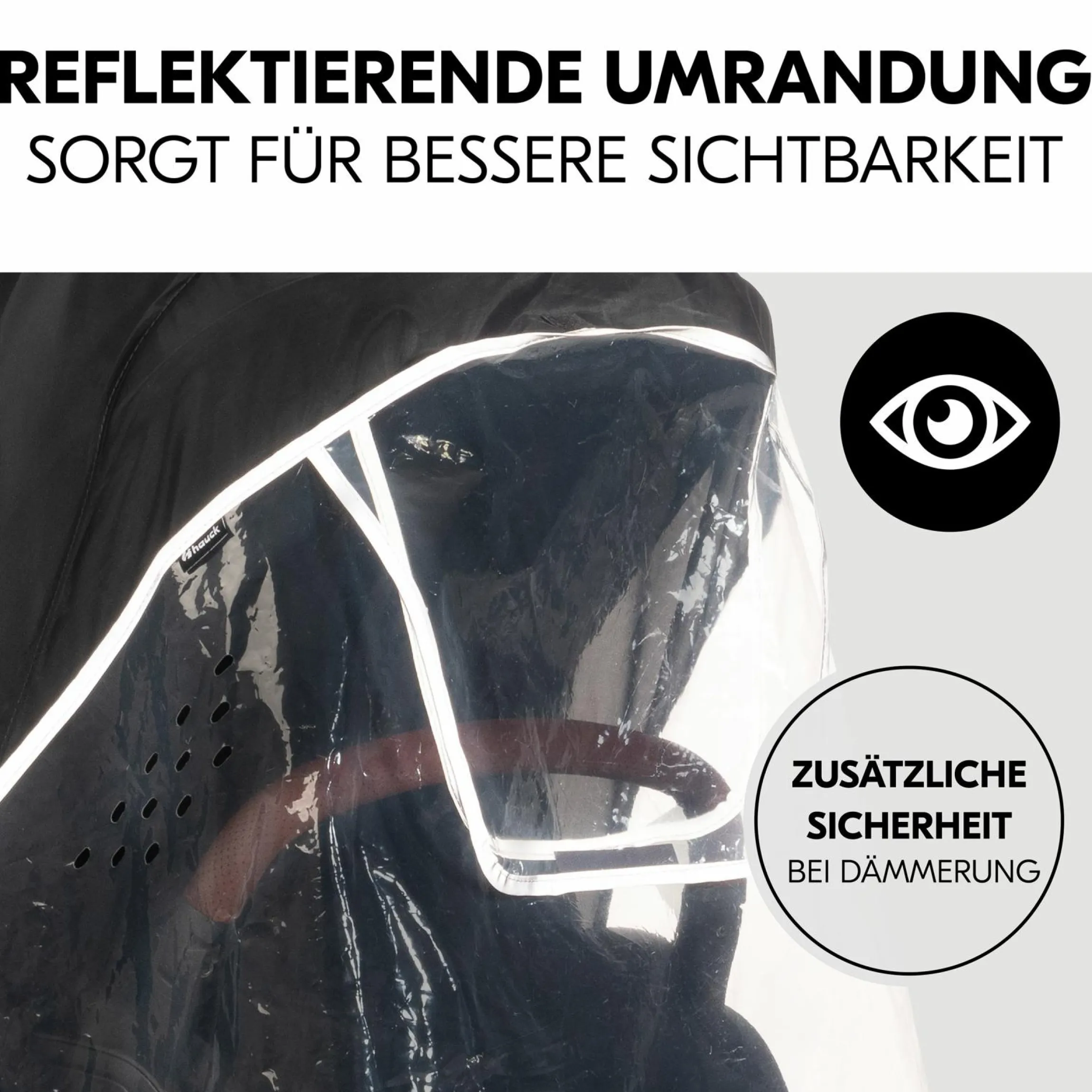 Universal Regenschutz für Kinderwagen (Sportsitze / Buggysitze)