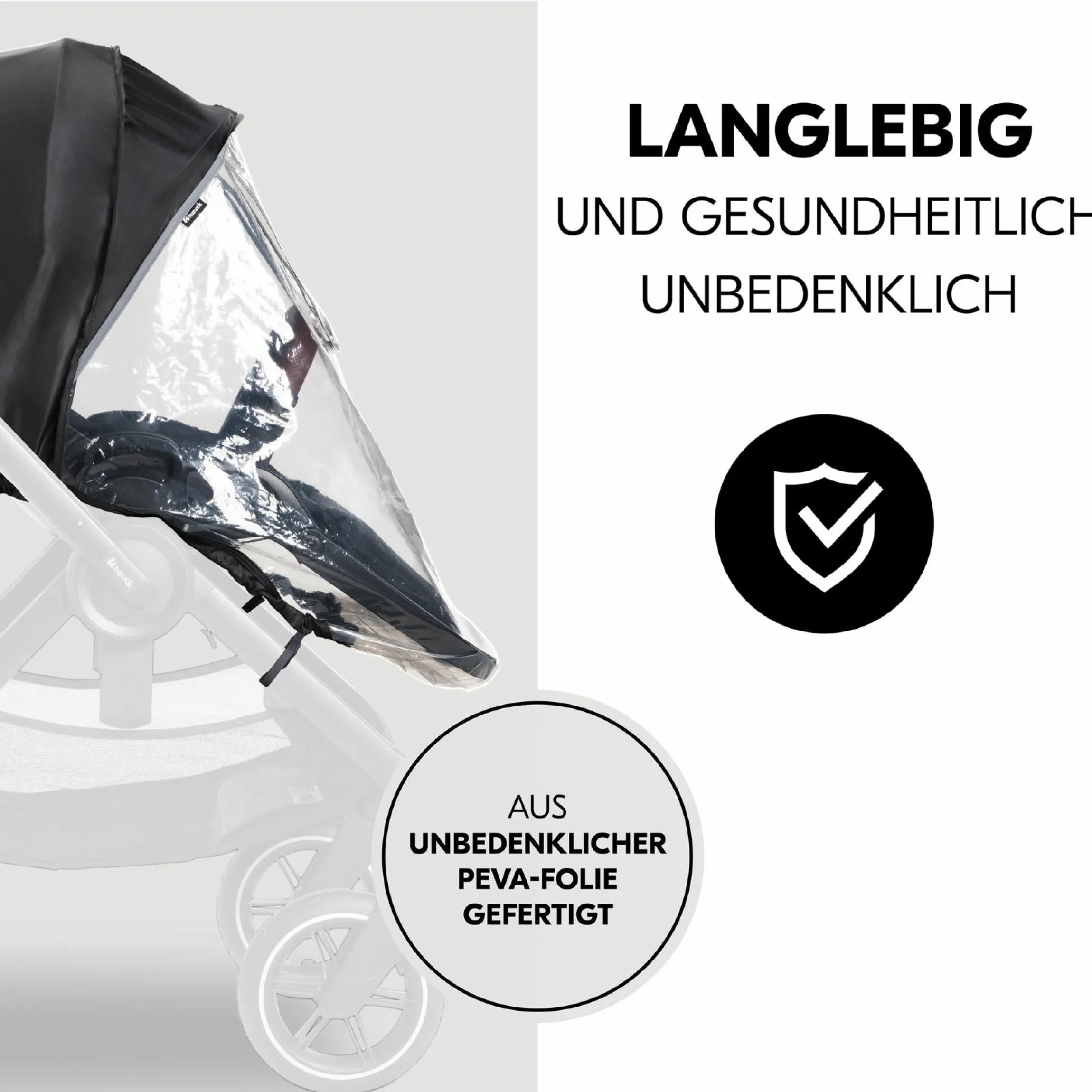 Universal Regenschutz für Kinderwagen (Sportsitze / Buggysitze)