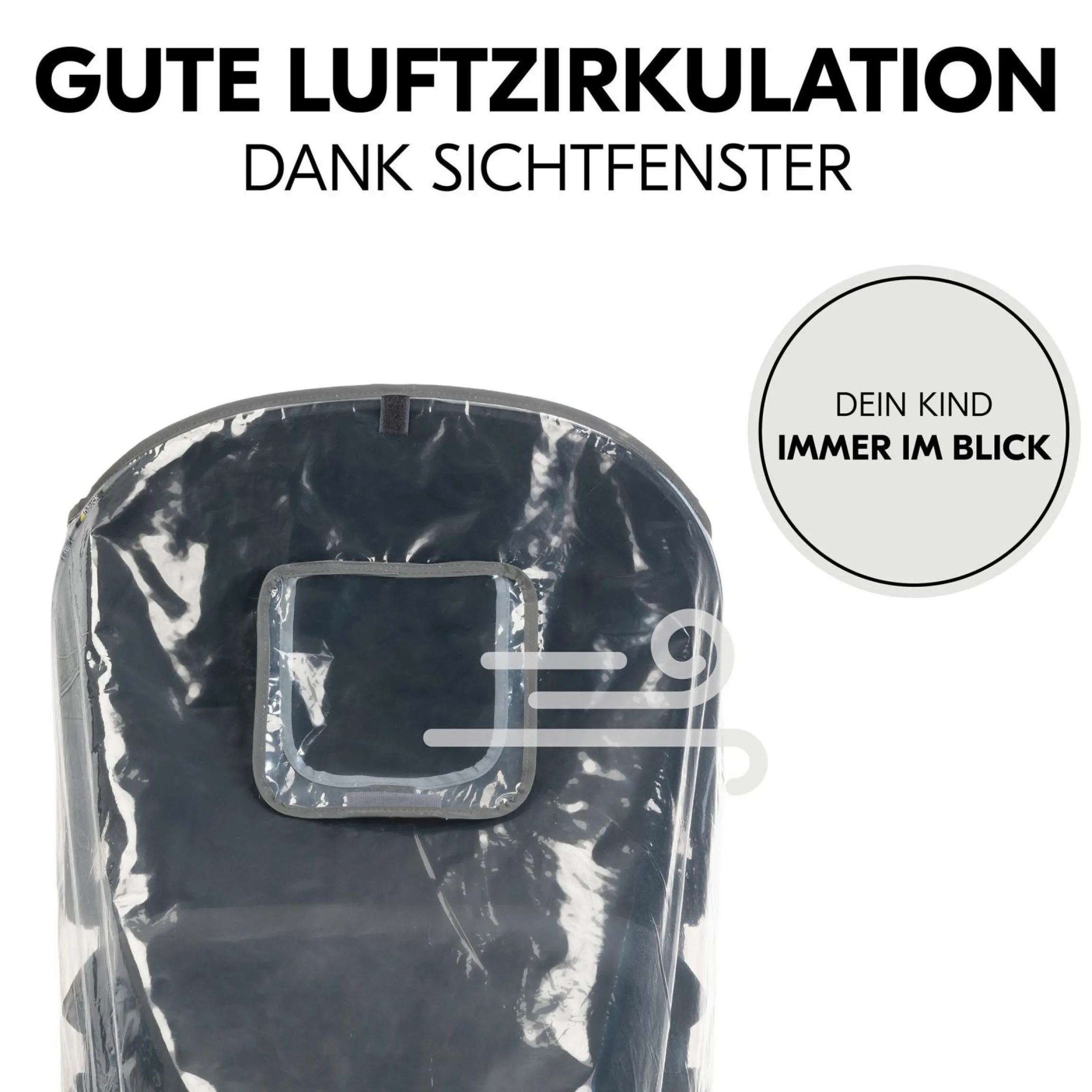 Universal Regenschutz für 3-rädrige Buggys und Kinderwagen