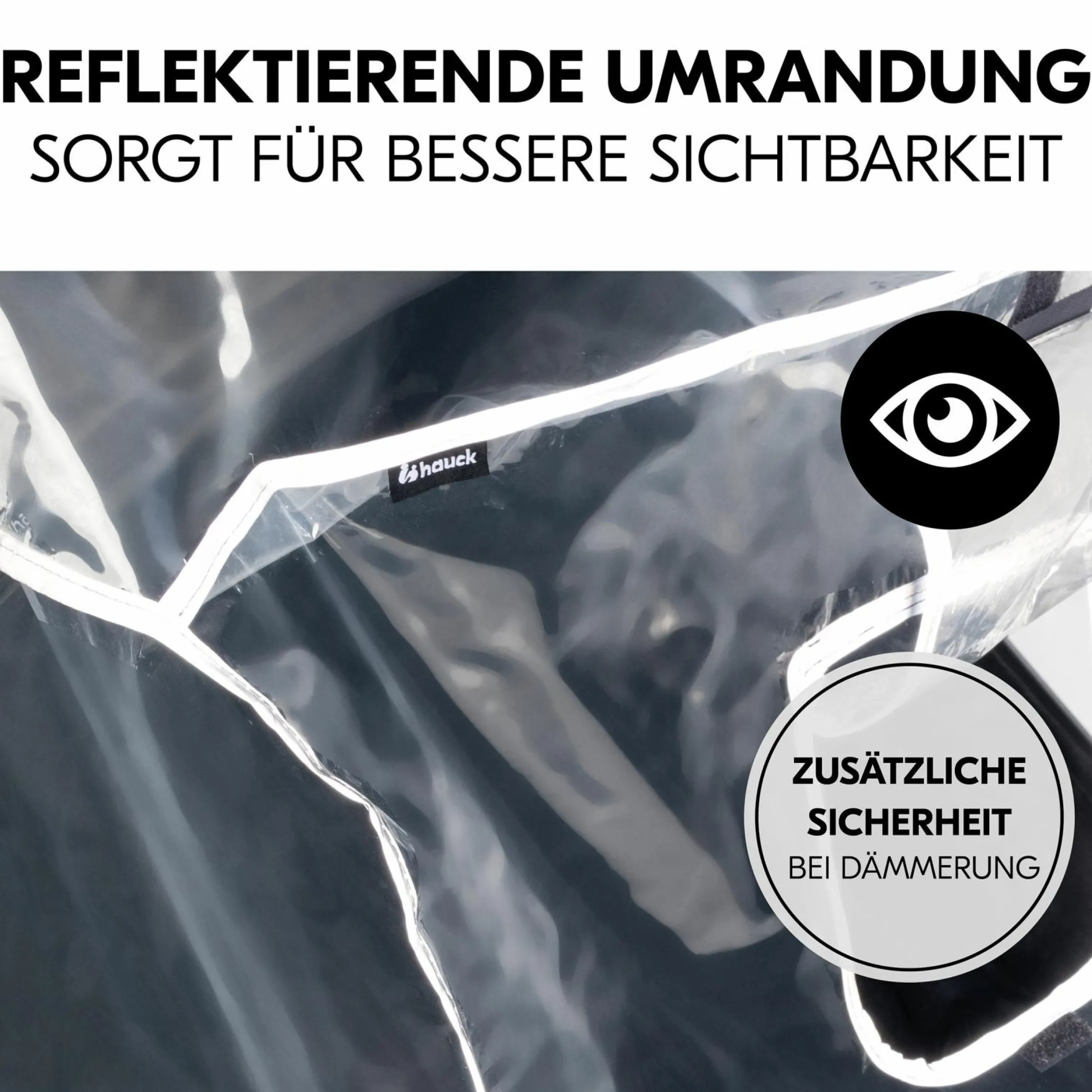 Universal Regenschutz für Geschwisterwagen / Zwillingsbuggys