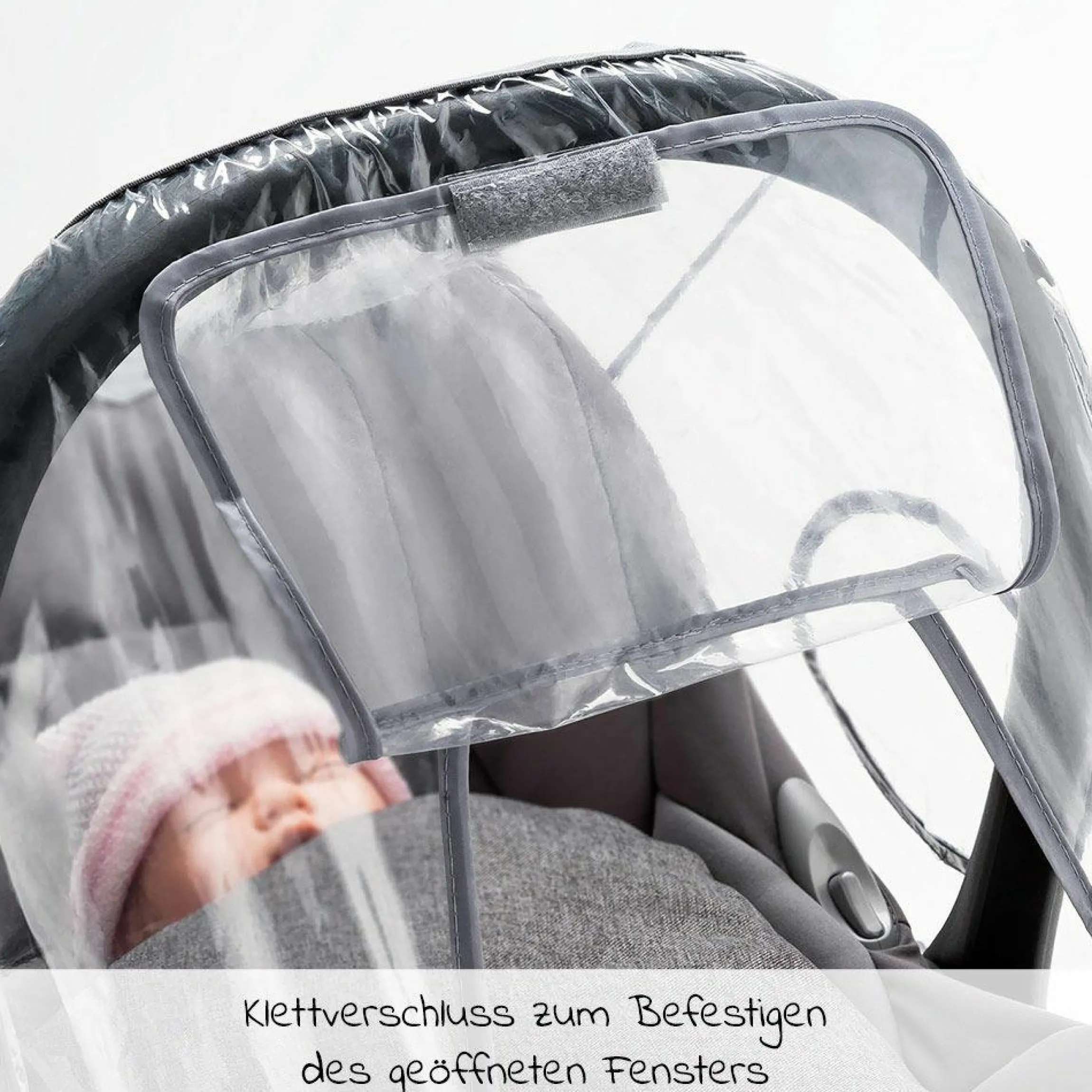 Universal Regenschutz für Babyschale (z.B. Maxi-Cosi, Cybex, Römer)