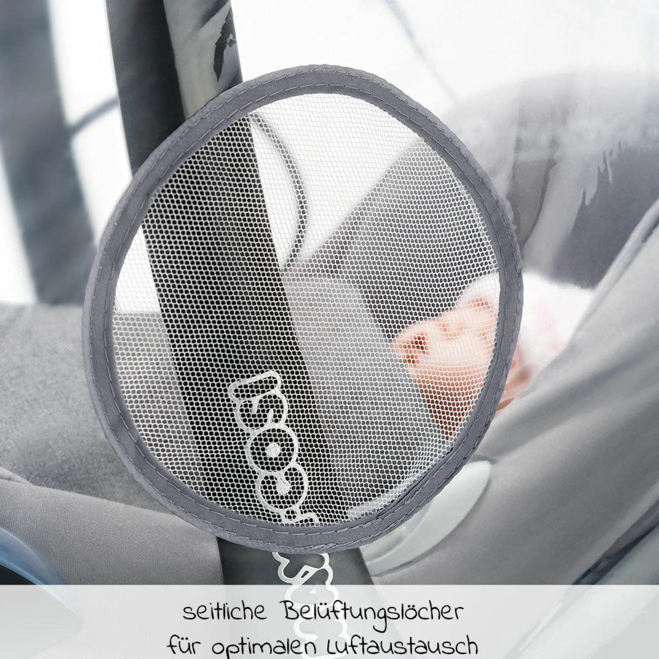 Universal Regenschutz für Babyschale (z.B. Maxi-Cosi, Cybex, Römer)
