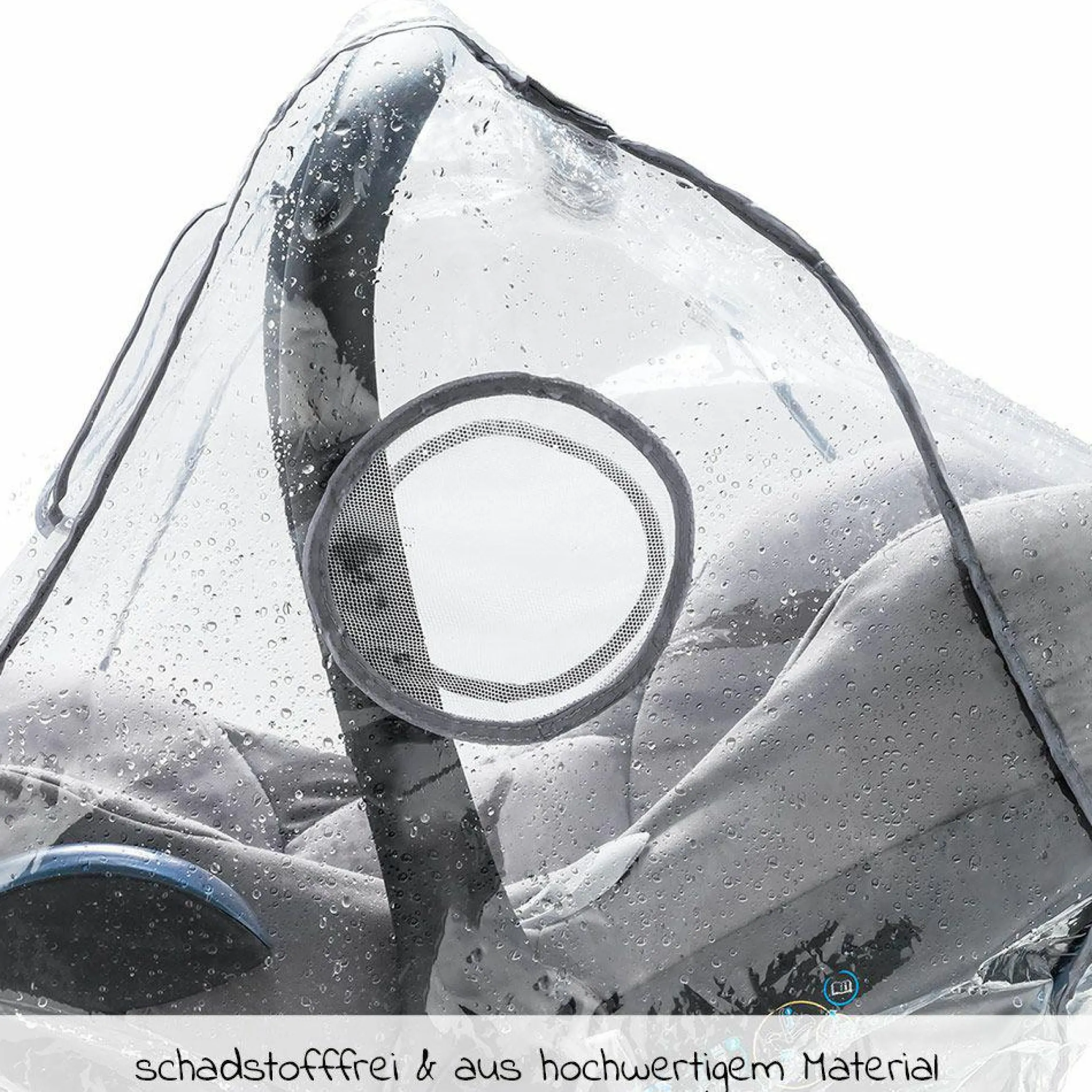 Universal Regenschutz für Babyschale (z.B. Maxi-Cosi, Cybex, Römer)