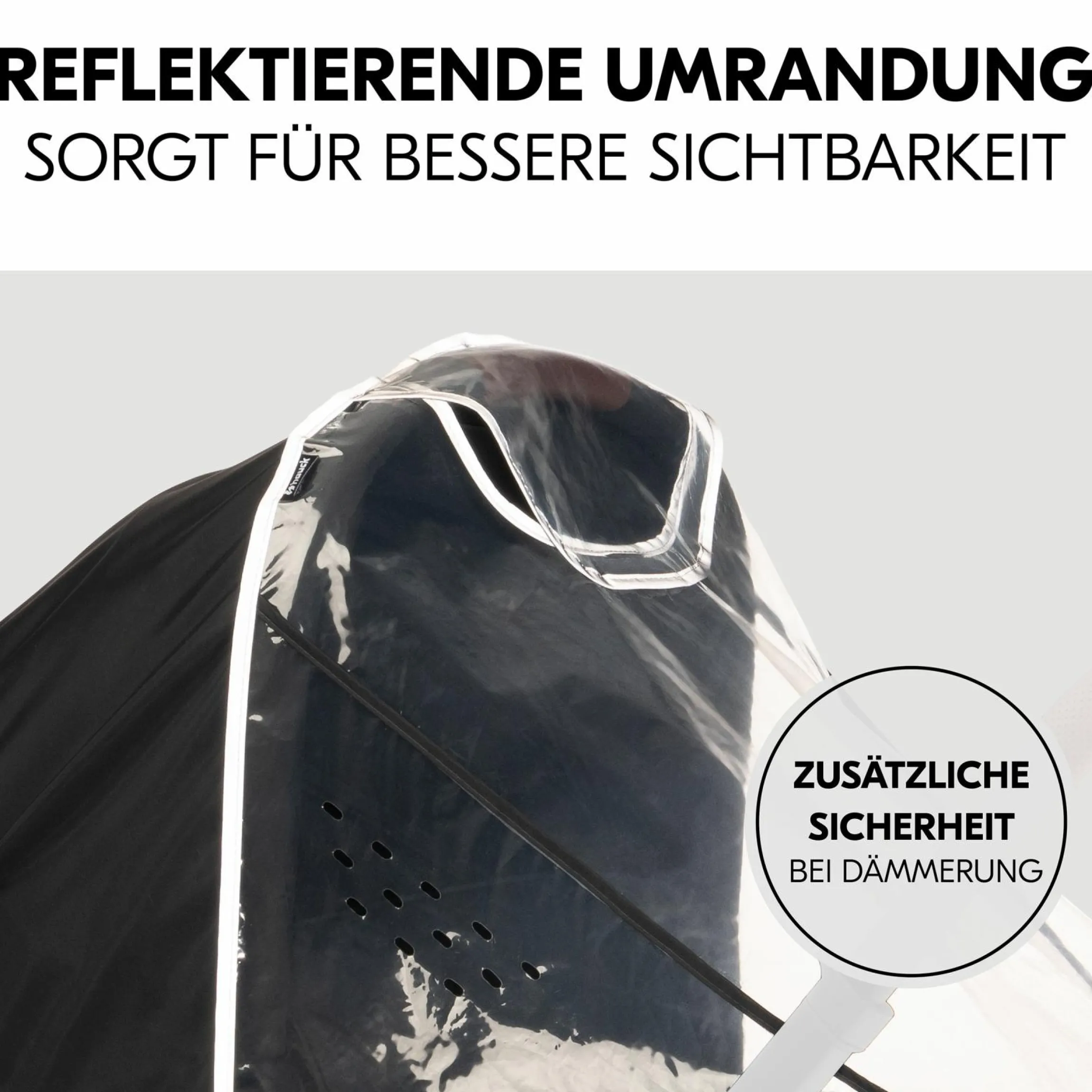 Universal Regenschutz für Kinderwagen Babywannen