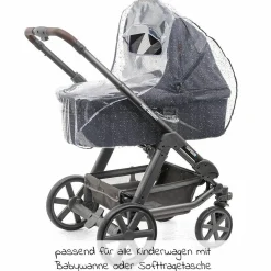 Universal Regenschutz für Kinderwagen (Babywannen oder Tragetaschen)
