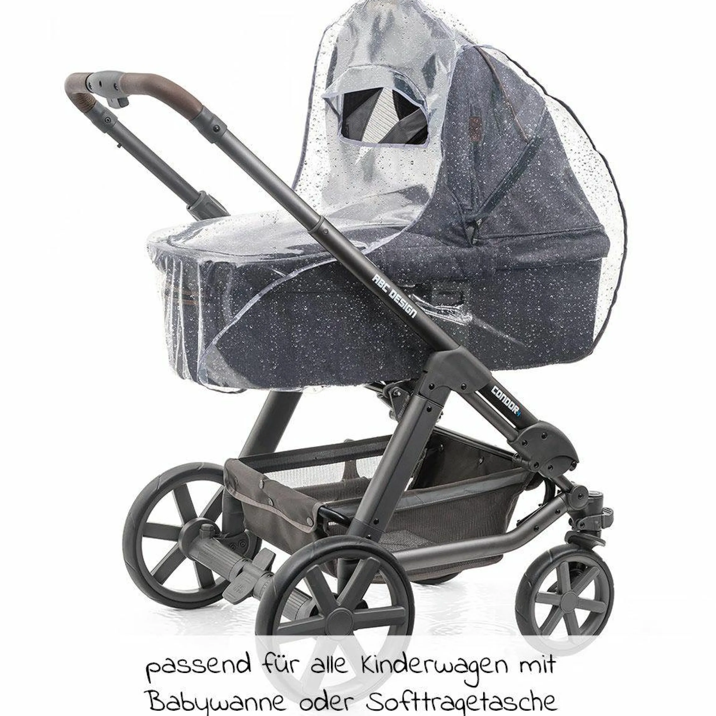 Universal Regenschutz für Kinderwagen (Babywannen oder Tragetaschen)