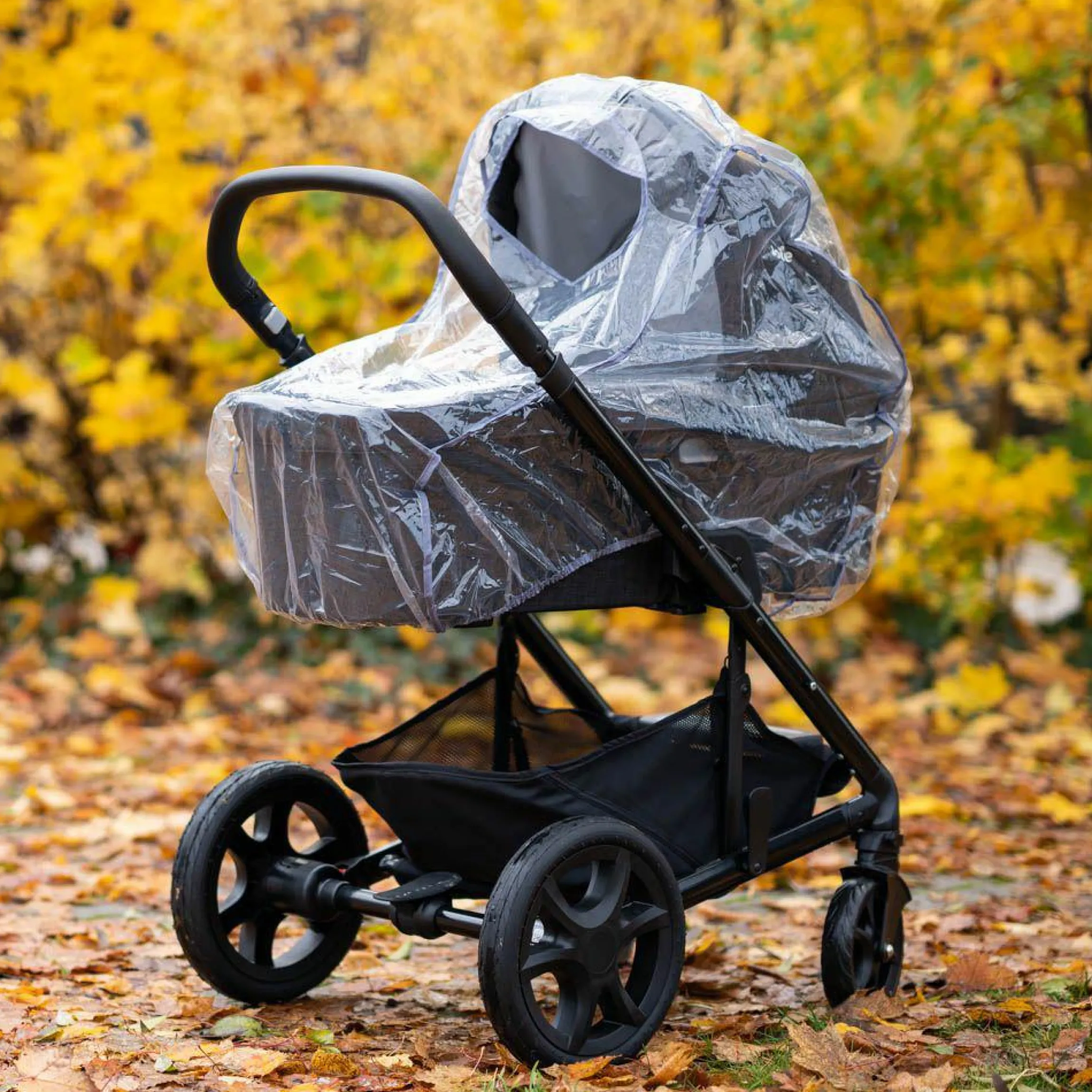 Universal Regenschutz für Kinderwagen (Babywannen oder Tragetaschen)