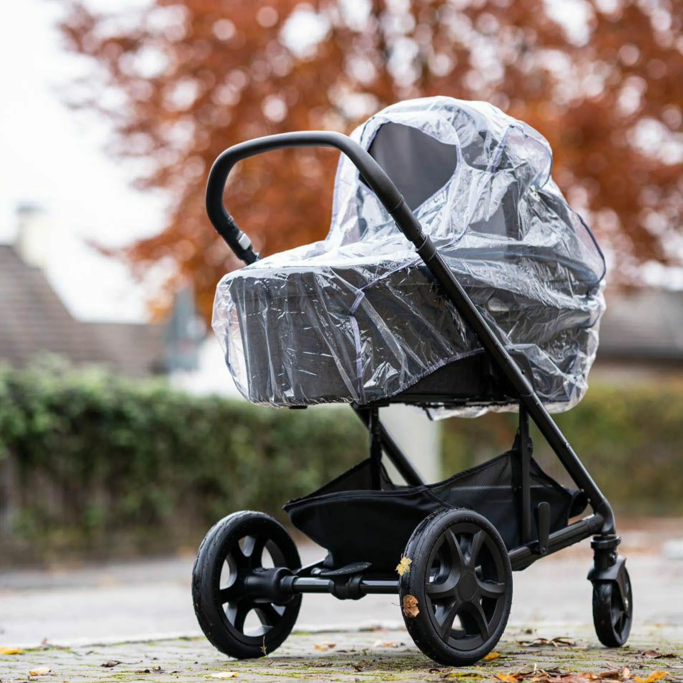 Universal Regenschutz für Kinderwagen (Babywannen oder Tragetaschen)