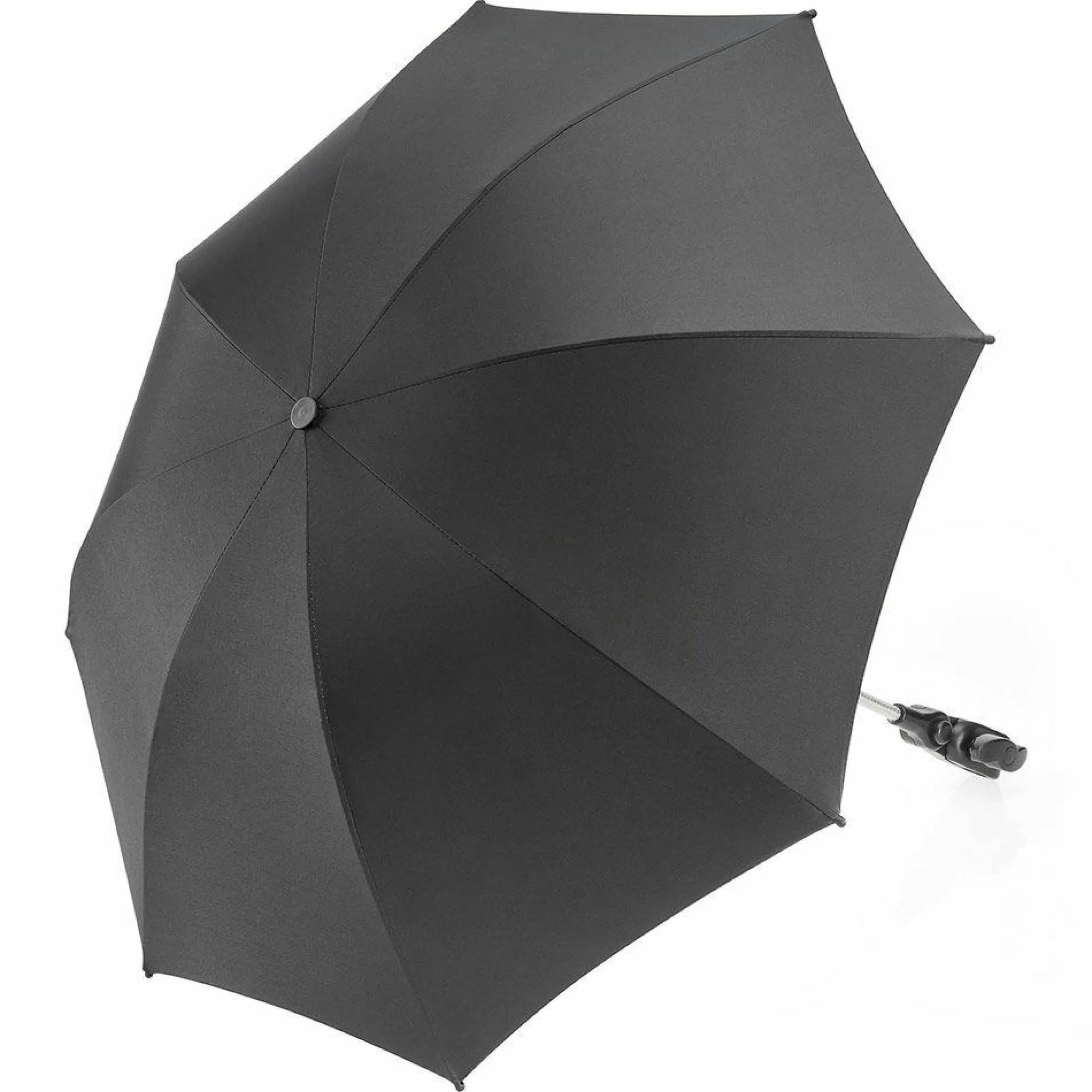 Universal Sonnenschirm für Kinderwagen und Buggy - Schwarz