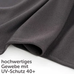 Universal Sonnenschutz Slide & Shade mit Vorhangfunktion - Doppelpack - Dunkelgrau