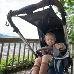 Universal Sonnensegel Deluxe für Kinderwagen und Buggy - Grau