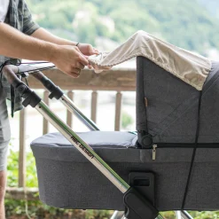 Universal Sonnensegel für Kinderwagen - Beige