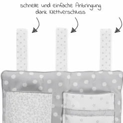 Utensilo für alle babybay Beistellbetten - Perlgrau - Kollektion 2024