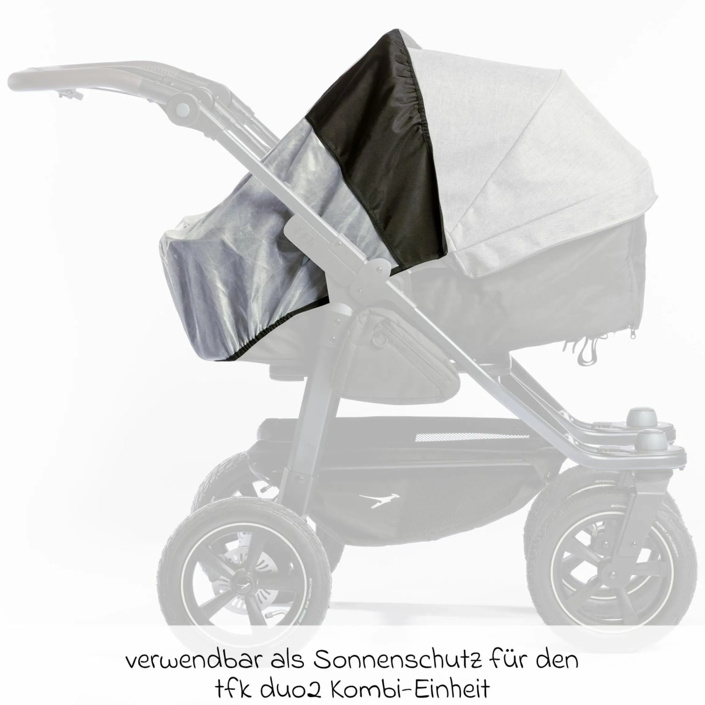 UV-Sonnenschutz für eine Duo 2 Kombi-Einheit (Wanne + Sitz) - Kollektion 2025