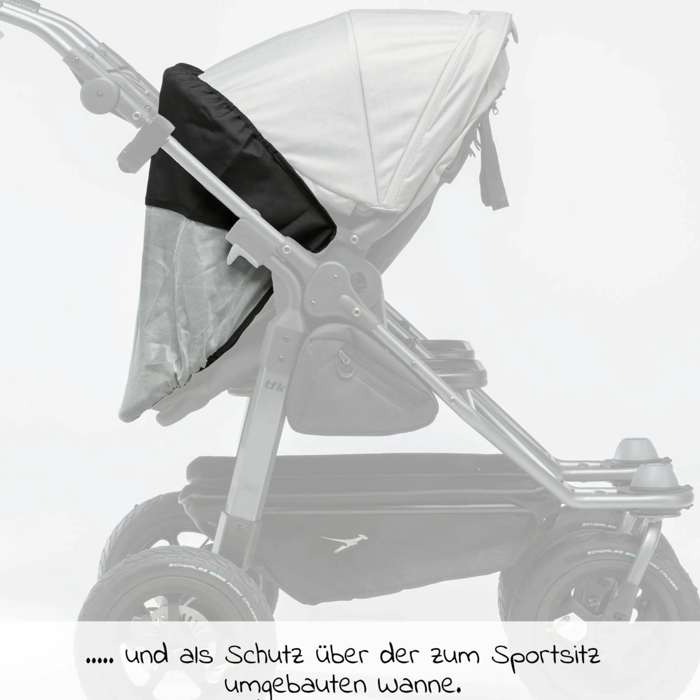 UV-Sonnenschutz für eine Duo Kombi-Einheit (Babywanne + Sitz)