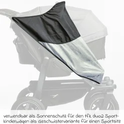 UV-Sonnenschutz für einen Duo 2 Sportsitz - Kollektion 2025
