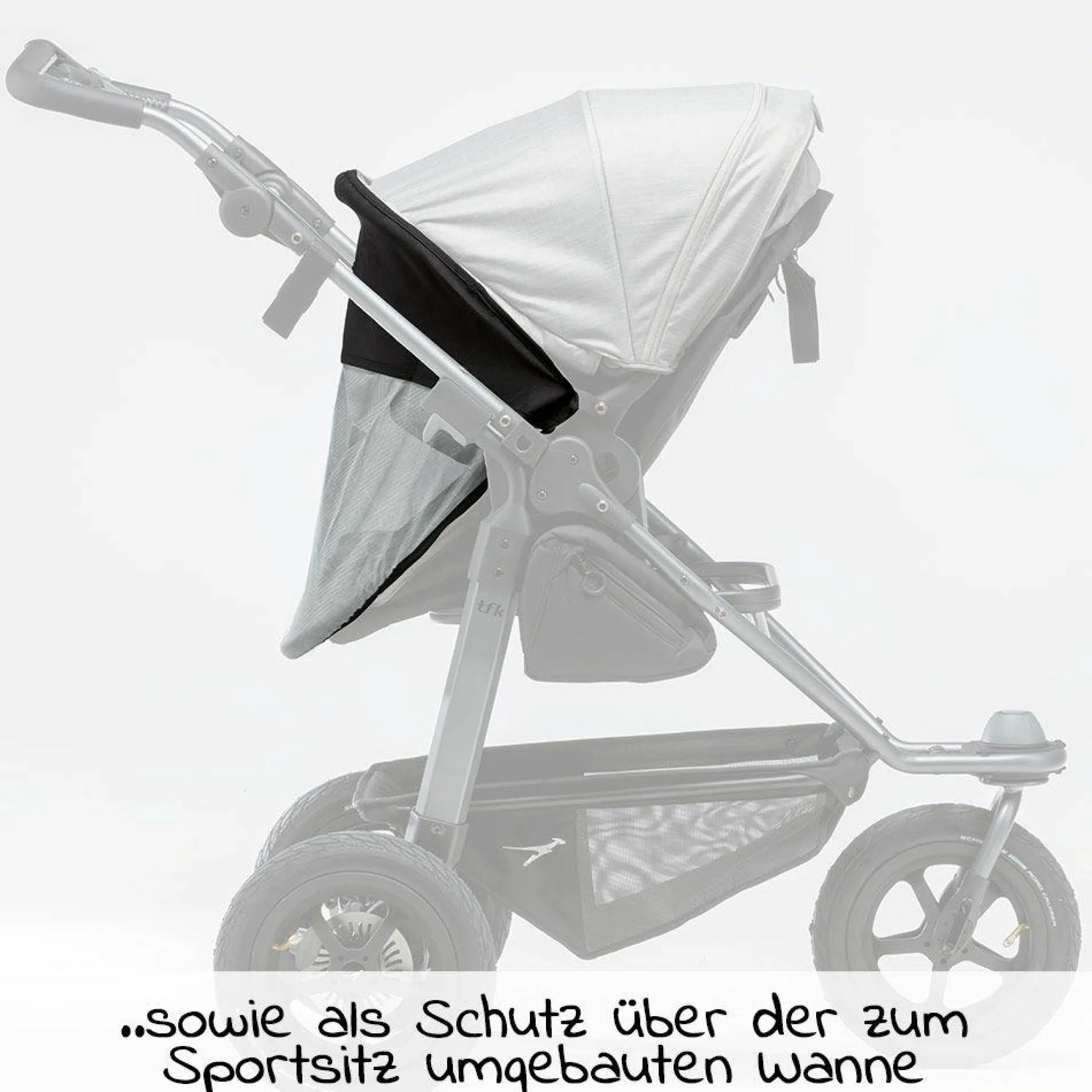 UV-Sonnenschutz für Mono Kombi-Einheit (Babywanne + Sitz)
