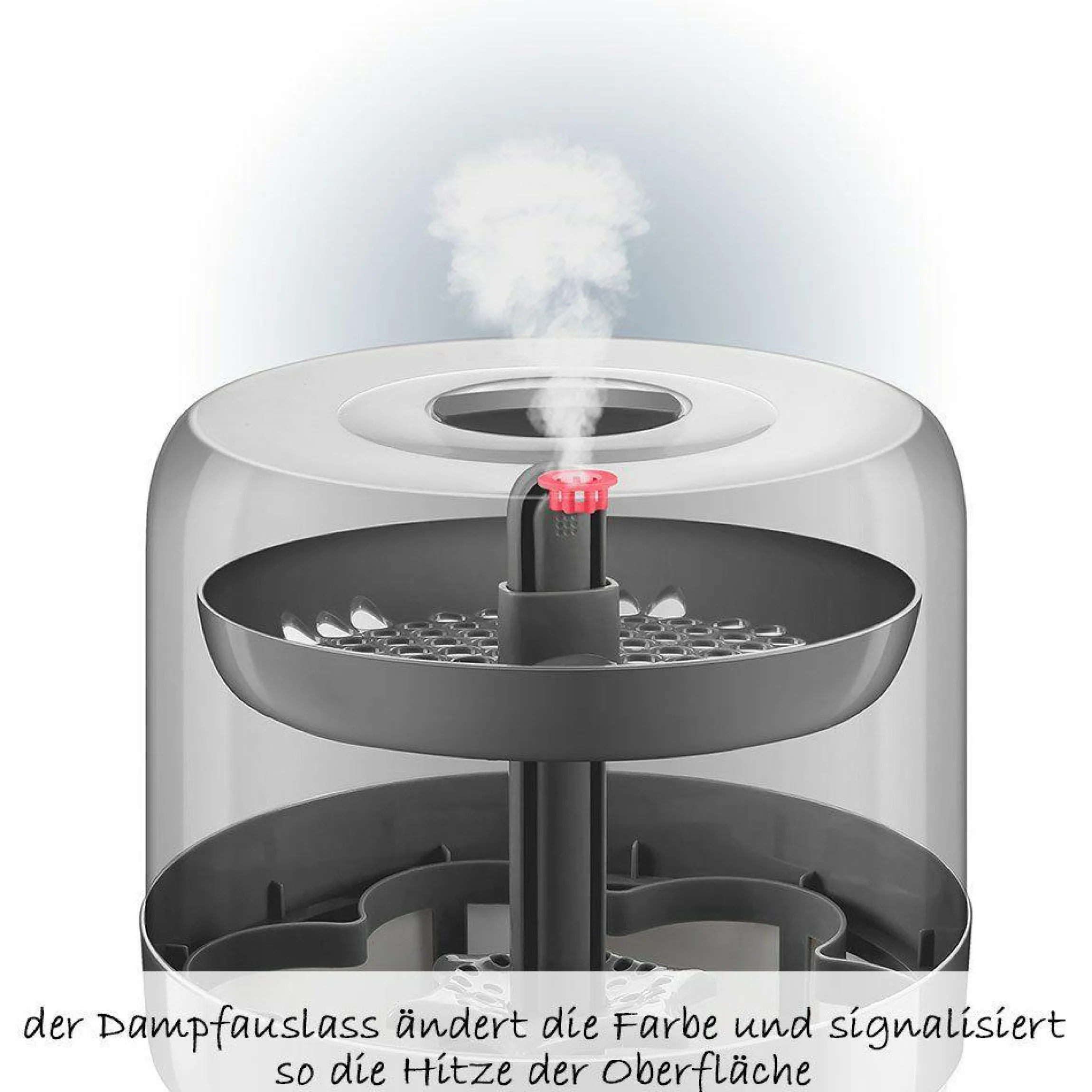 Vaporisator VapoMax - Weiß Anthrazit