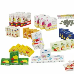 Verkaufsstand Cafe & Shop inkl. 100 Teile Zubehör - Natur