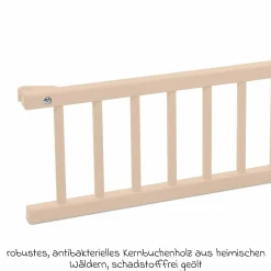 Verschlussgitter für Beistellbett Maxi & Boxspring - Beige lackiert - Kollektion 2024