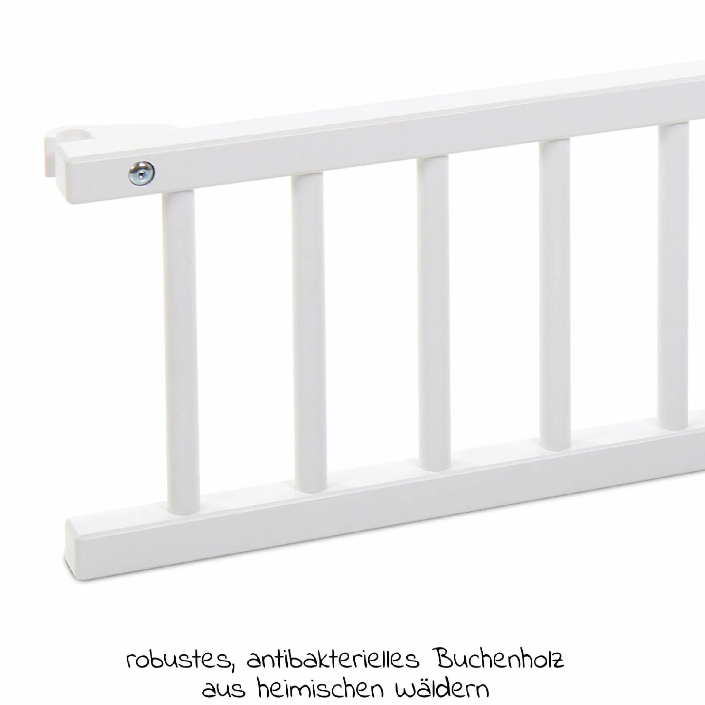Verschlussgitter für Beistellbett Maxi & Boxspring - Weiß lackiert - Kollektion 2024
