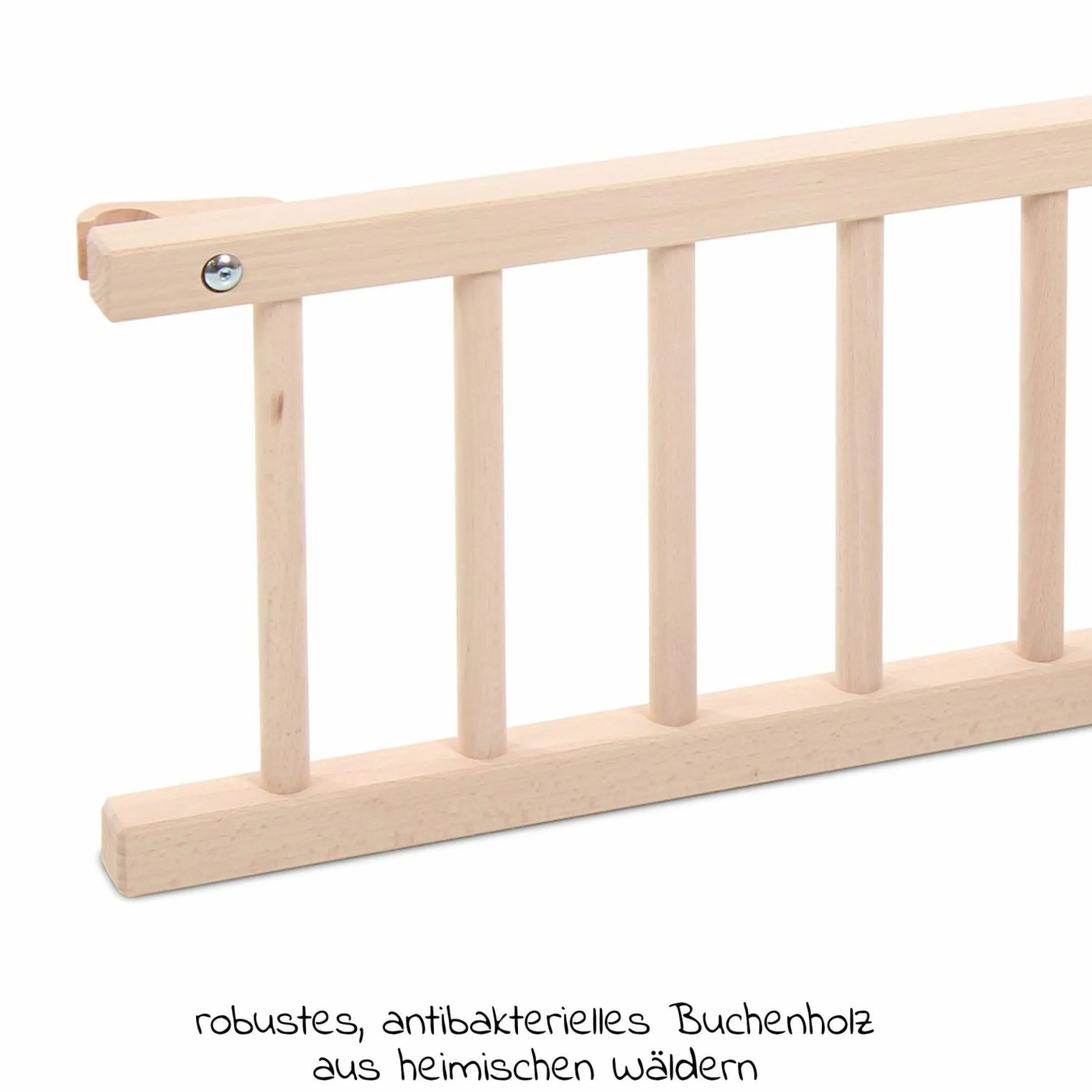 Verschlussgitter für Beistellbett Maxi & Boxspring - Natur unbehandelt - Kollektion 2024