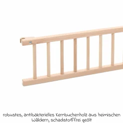 Verschlussgitter für Beistellbett Mini & Midi & Original - Natur lackiert - Kollektion 2024