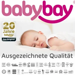 Verschlussgitter für Beistellbett Mini & Midi & Original - Natur lackiert - Kollektion 2024