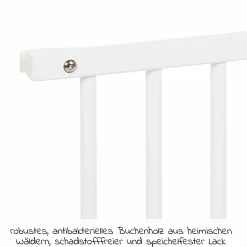 Verschlussgitter für Boxspringbett XXL - Kinderbettnutzung - Weiß lackiert - Kollektion 2024