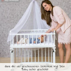 Verschlussgitter für das Beistellbett Original & Midi - Schiefergrau lackiert - Kollektion 2024