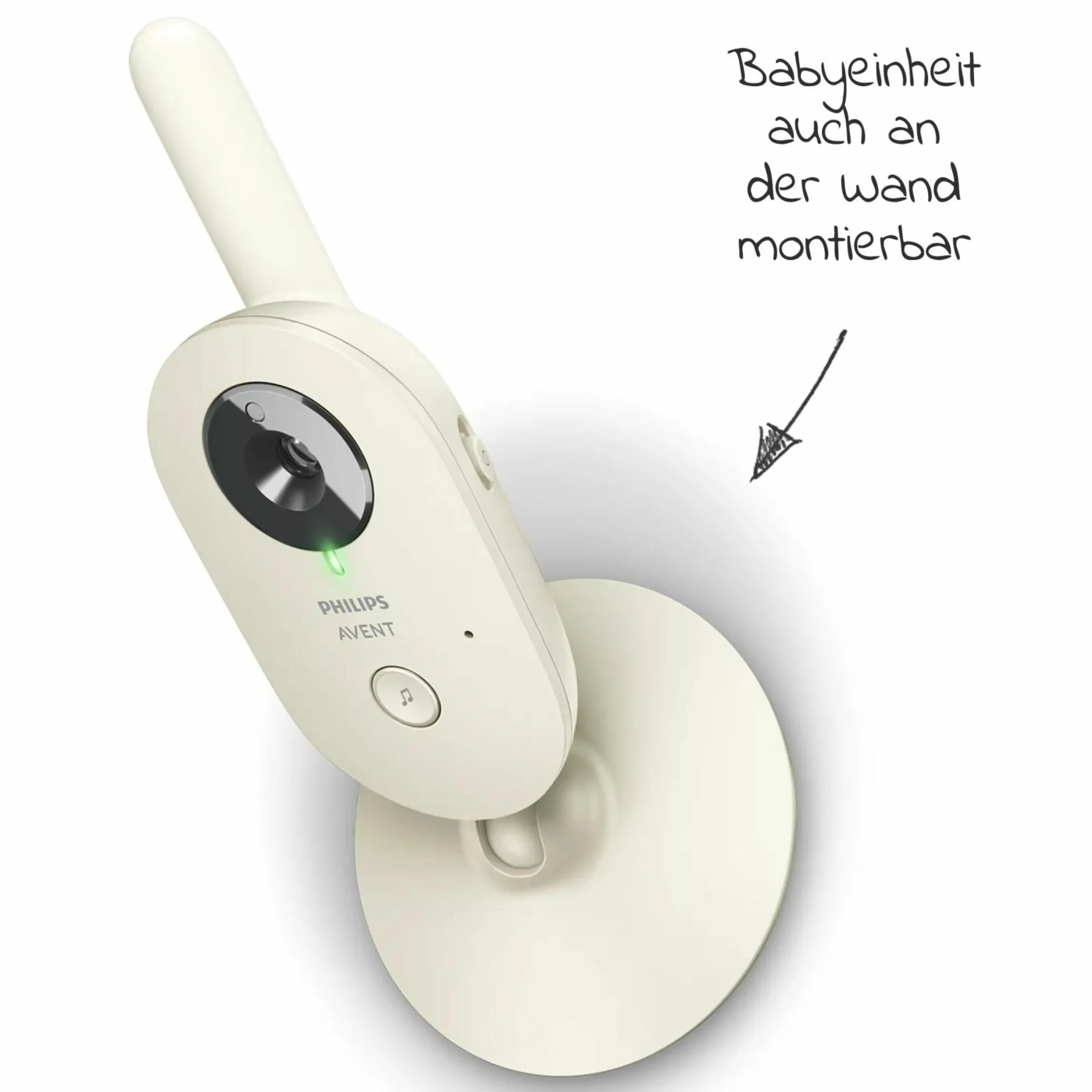 Video-Babyphone Advanced mit Kamera & 2,8 Zoll Display - SCD882/26 - inkl. Reisetasche - Pastelgreen