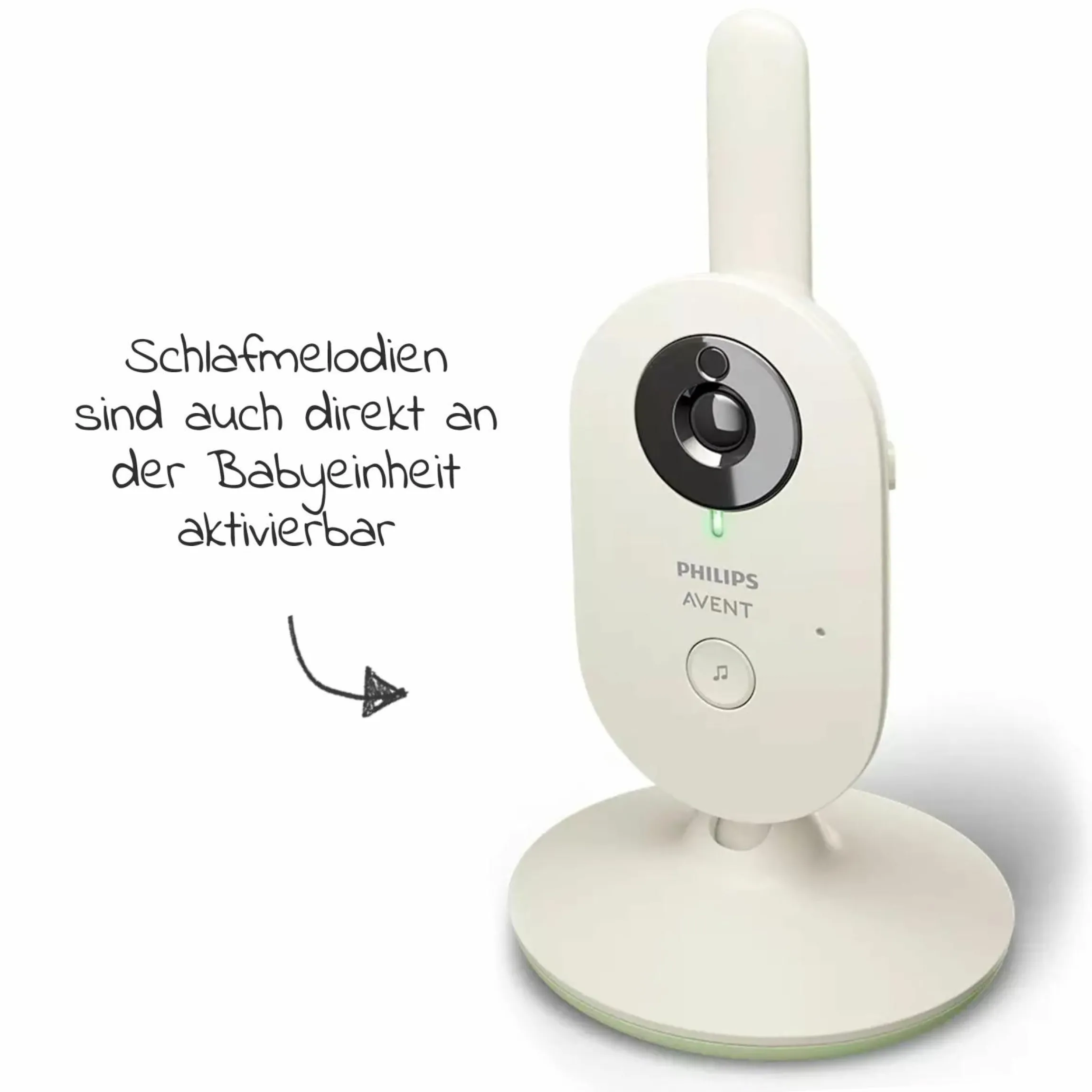 Video-Babyphone Advanced mit Kamera & 2,8 Zoll Display - SCD882/26 - inkl. Reisetasche - Pastelgreen