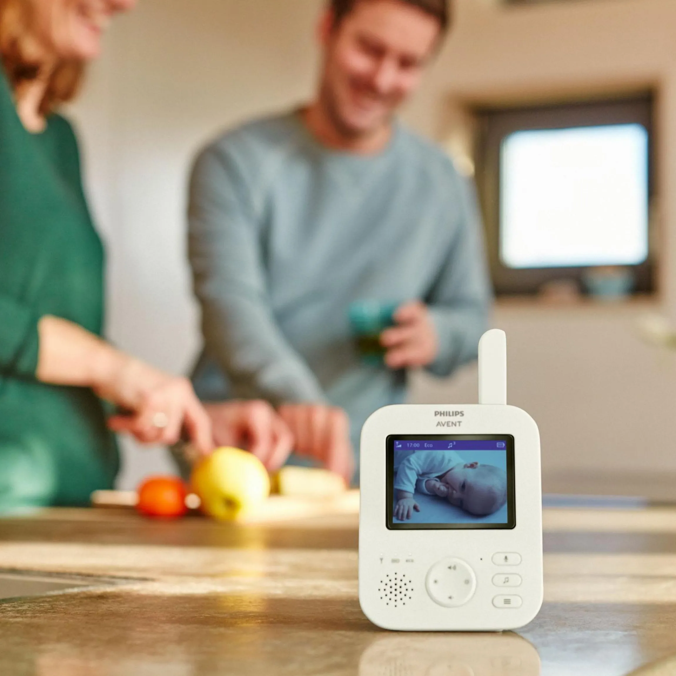 Video-Babyphone Advanced mit Kamera & 2,8 Zoll Display - SCD882/26 - inkl. Reisetasche - Pastelgreen
