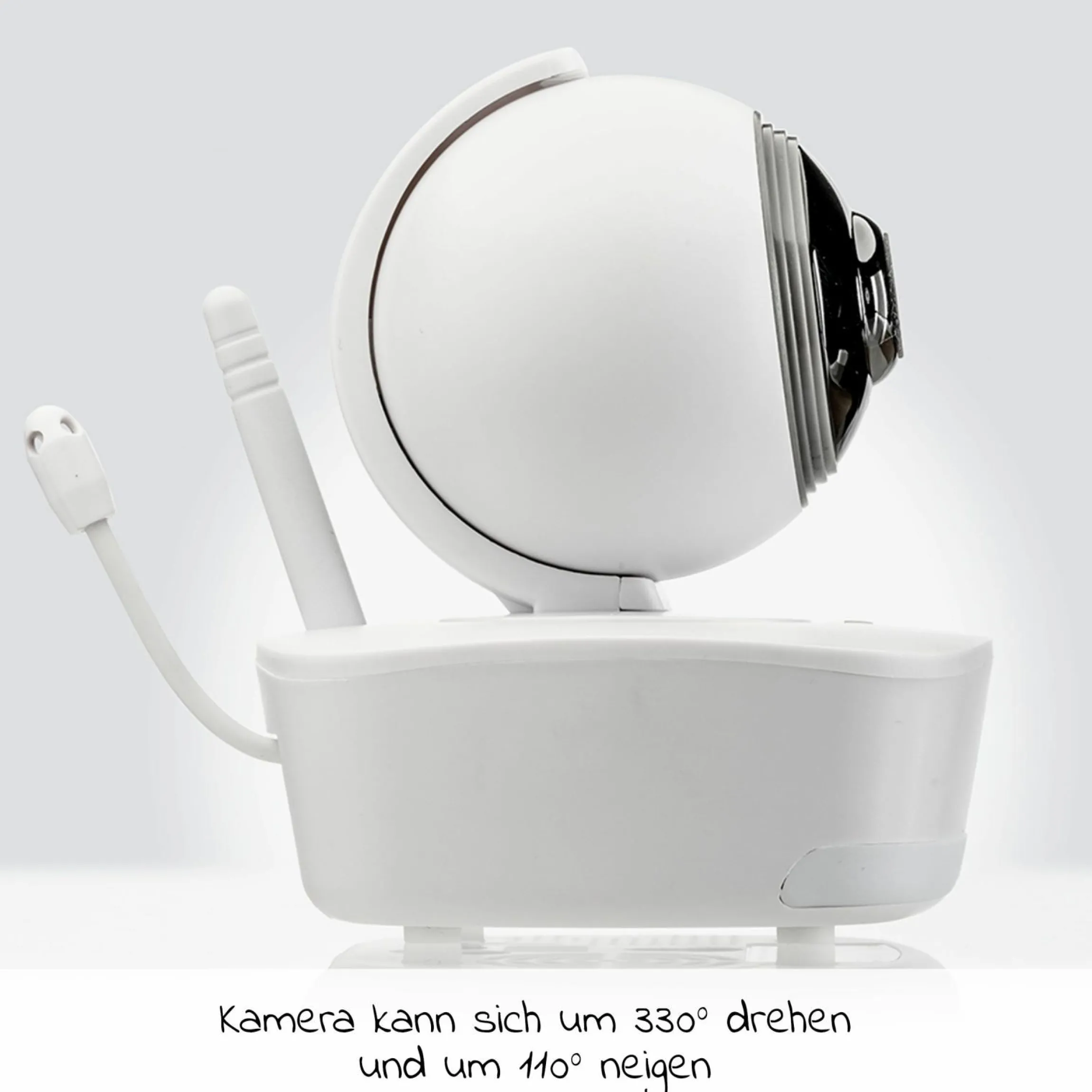 Video-Babyphone BabyCam XL - Weiß / Grau