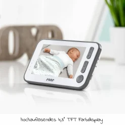 Video-Babyphone BabyCam XL - Weiß / Grau