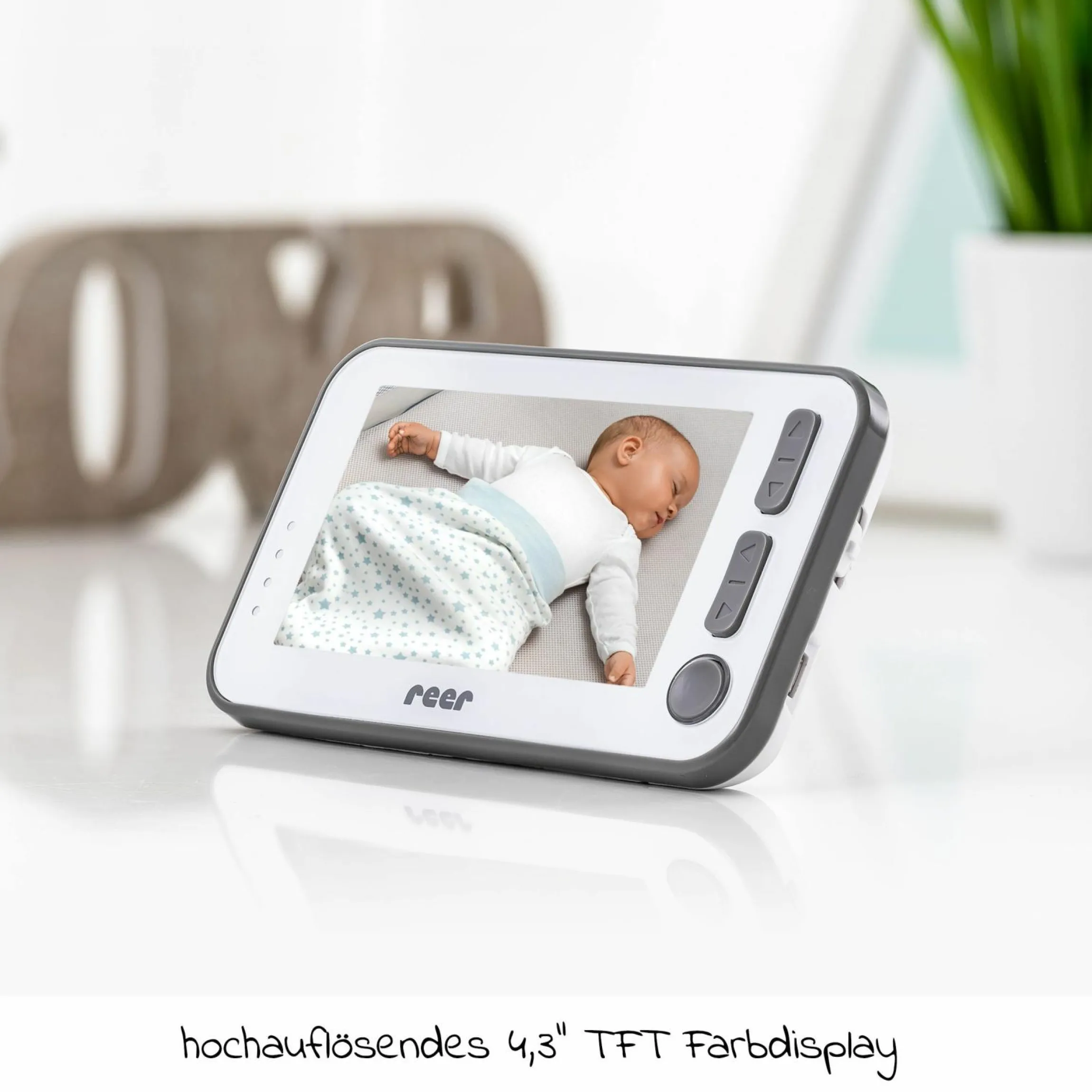 Video-Babyphone BabyCam XL - Weiß / Grau