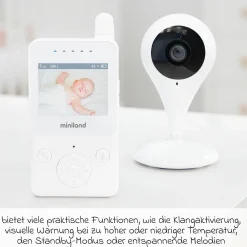 Video-Babyphone Digimonitor mit Kamera & 2,4 Zoll Display