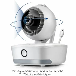 Video-Babyphone IP BabyCam Move - Weiß / Grau