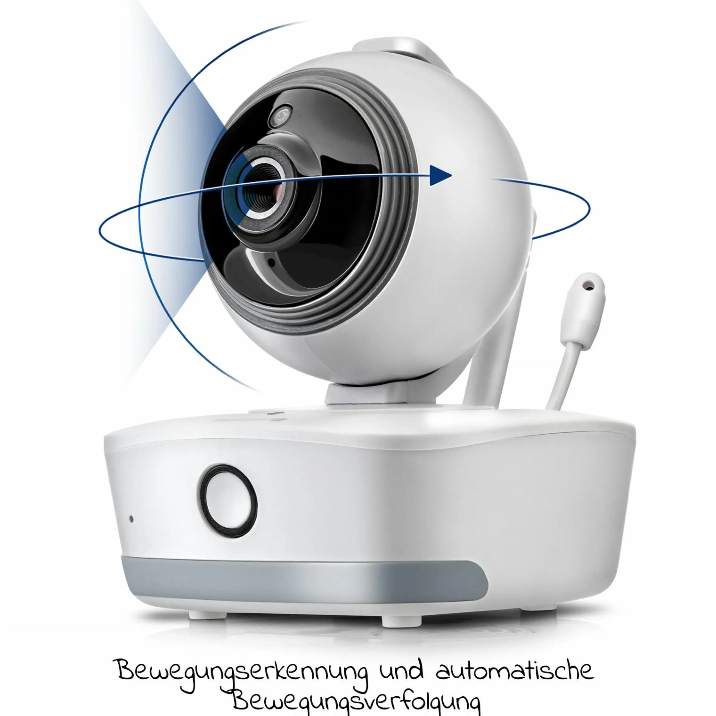 Video-Babyphone IP BabyCam Move - Weiß / Grau