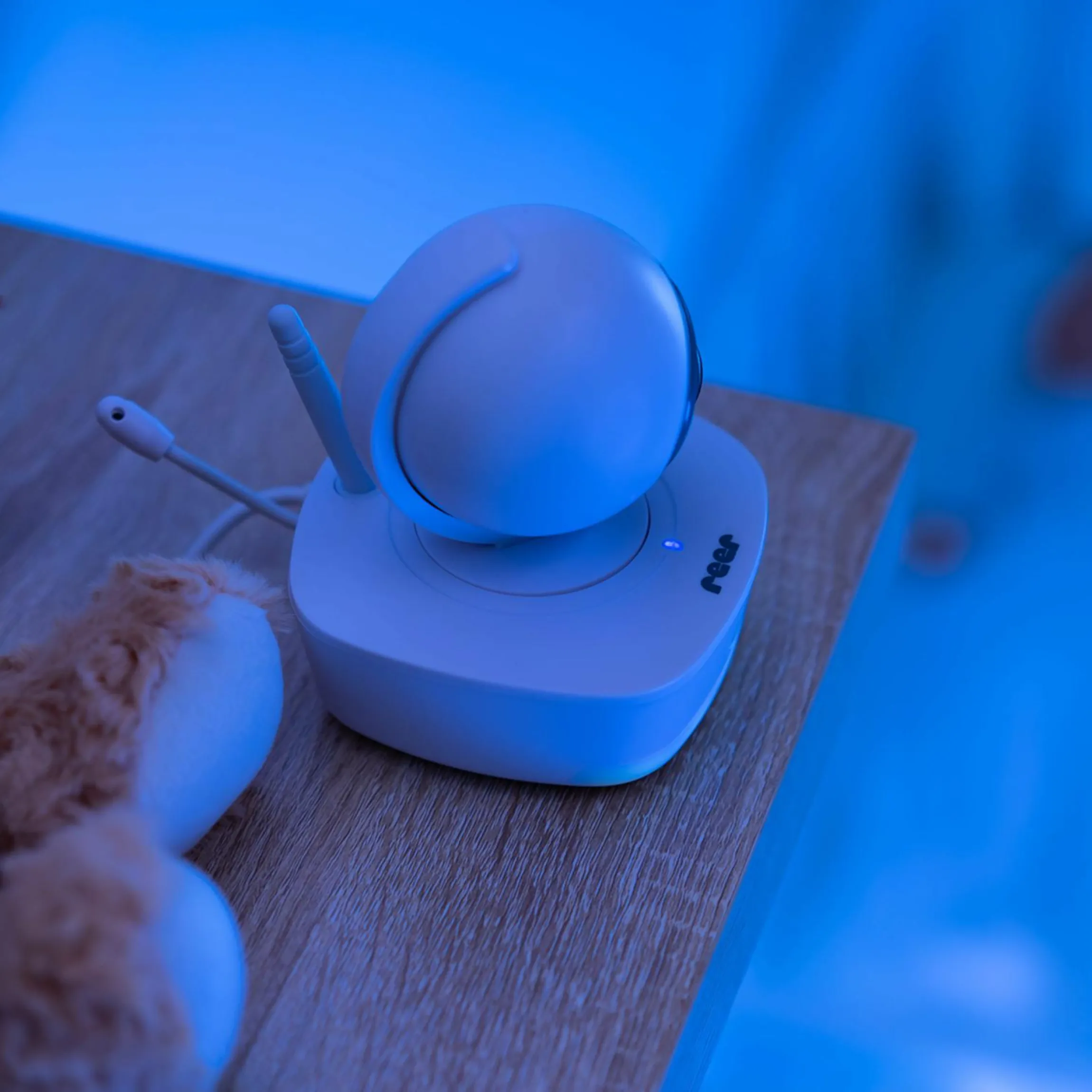 Video-Babyphone IP BabyCam Move - Weiß / Grau