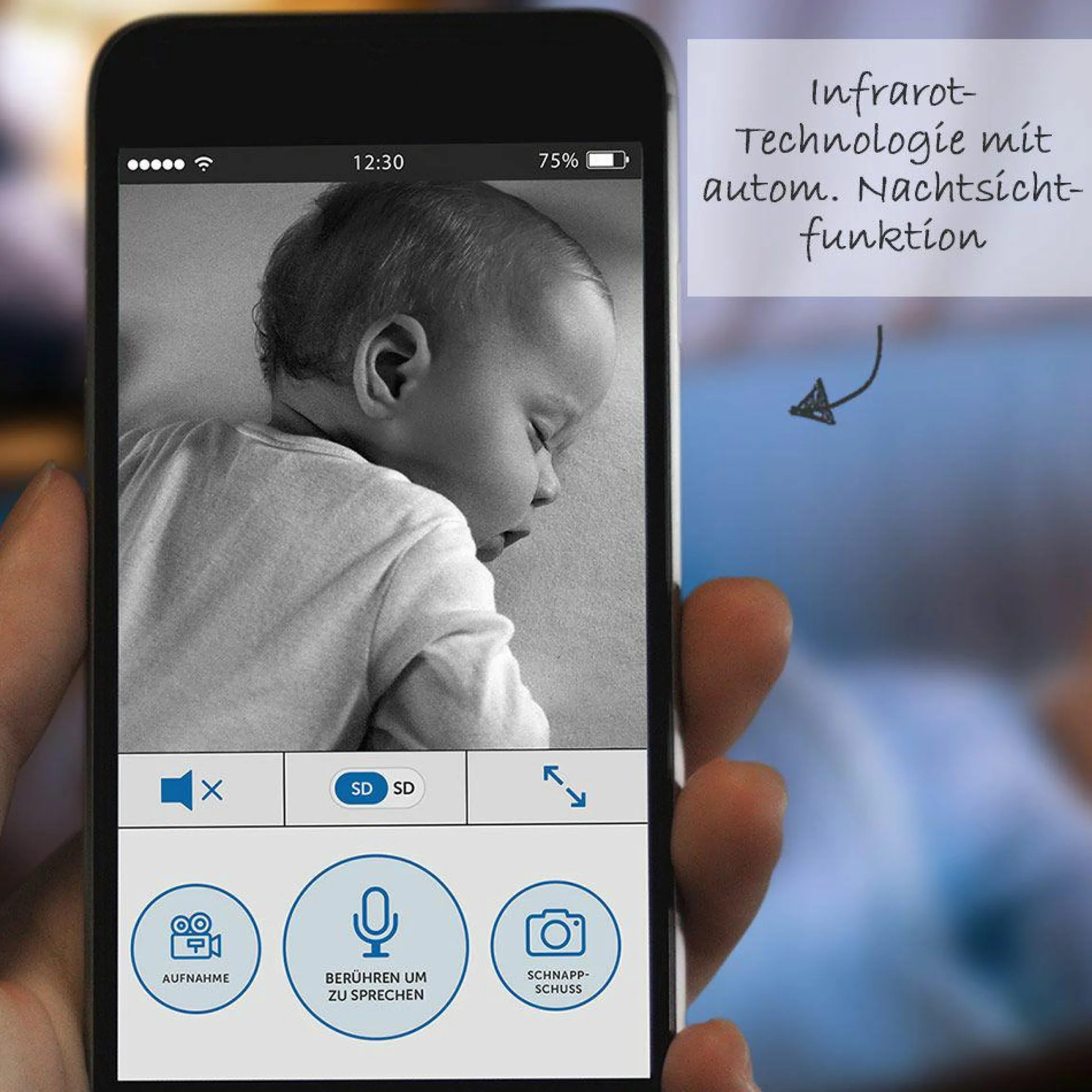 Video-Babyphone IP-Cam