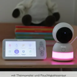 Video-Babyphone mit 360° Kamera & 720p-HD-Bildschirm - Zen Night Light